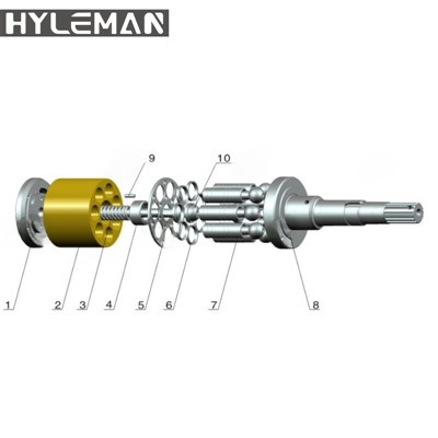 Hur man reparerar KMF40/40-2/KMF90 (KPV90) PC200-1/2/3/KMF105 Pumpdelar